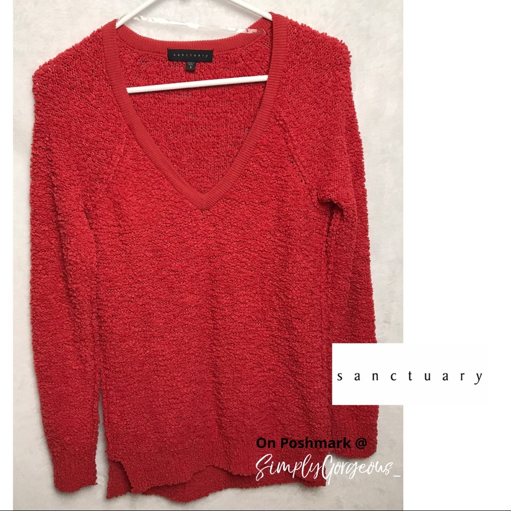 Sanctuary Orange Sweater Size S